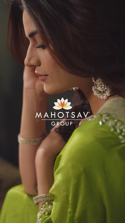 bridesmaid designer wear saree by mahotsav group catalogue rasika