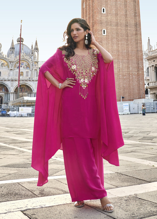 celebrations wear designer dress in pink