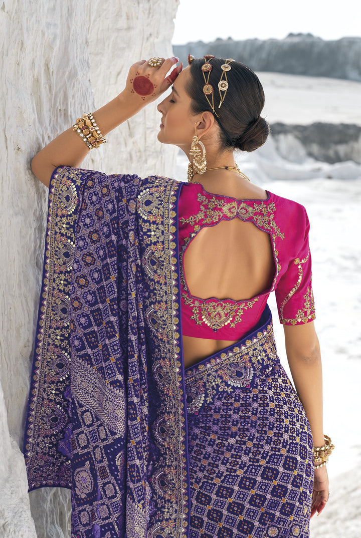 sagaai wear rajasthani patola sari 